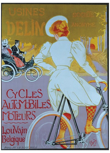 Bicicletta vintage - bicicletta, (giclÉe)