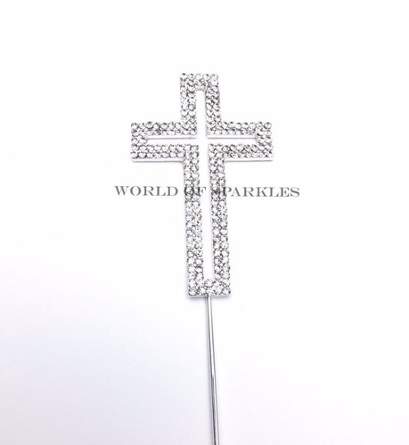 Croce diamante argento santa - croce, argento,