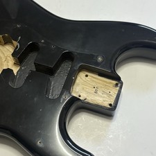 Fender Japan Stratocaster 62 RI vintage anni 80 ristampa corpo nero hardtail