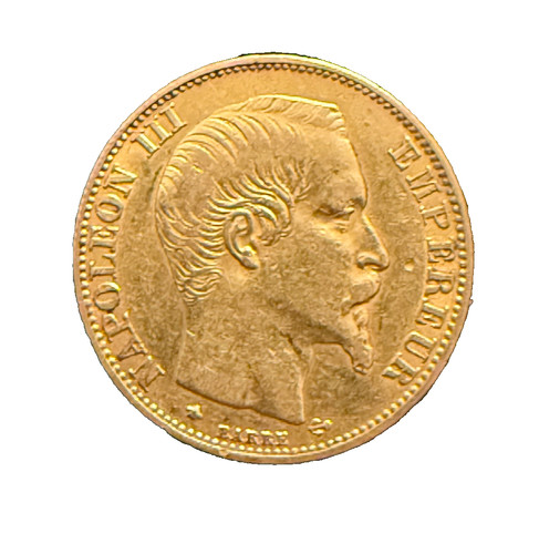 Francia 1858 oro - 1858, franchi