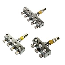 Sdoppiatore Del Tubo Dell'aria Dell'aerografo con Ingresso Dell'aria Uscite