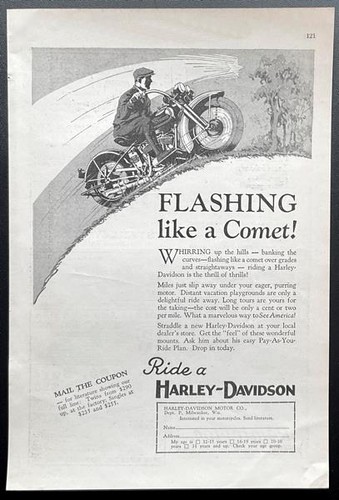 Harley davidson twin 1929 - harley,