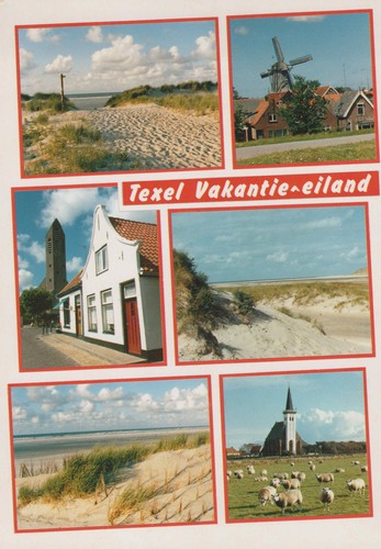 Cartolina epoca texel - cartolina, d'epoca