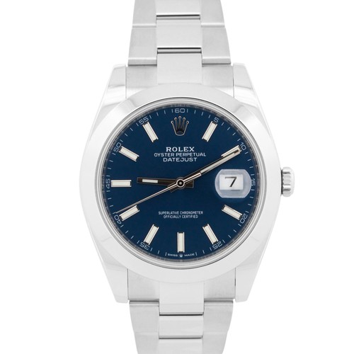 Carte rolex datejust 41mm blu - 41mm,