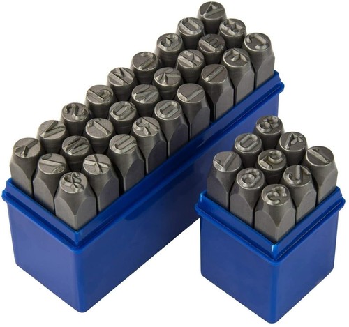Set punzoni alfanumerici 36pz - set,