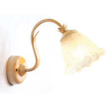 Applique bianco -oro in ferro