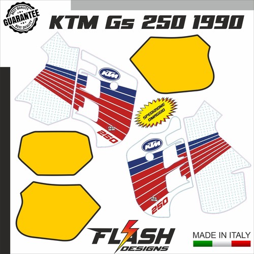 Ktm 250 1990 - 250, adesivi