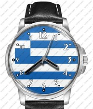 Bandiera Grecia Unico Stile Orologio da Polso