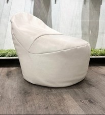 Seduta Pouf a sacco Ecopelle Qualità Premium (completo di imbottitura) Bean Bag
