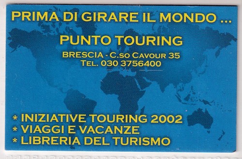 Calendarietto punto touring - calendarietto,