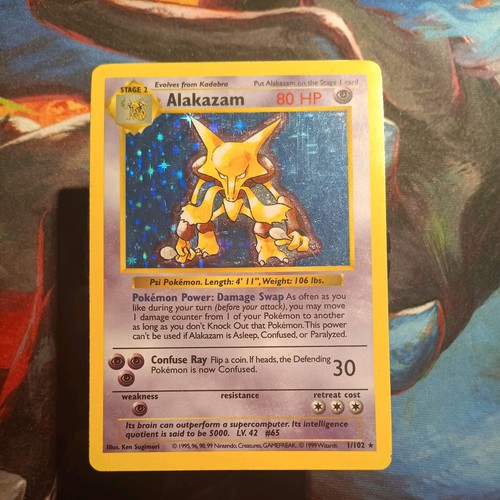 Alakazam holo set - alakazam, base