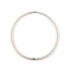 Collana Bliss Paradise 20092768 Necklace Oro Bianco Perle Collier Girocollo