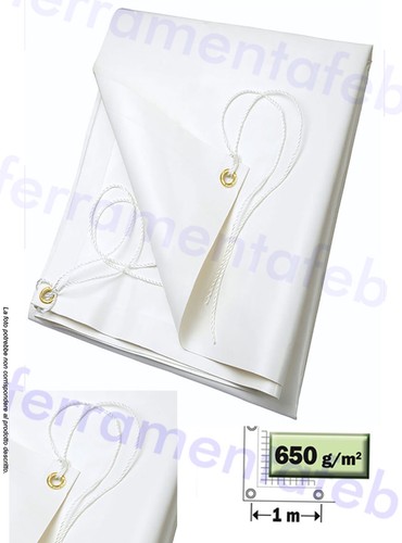 Telo telone bianco 650gr - bianco,