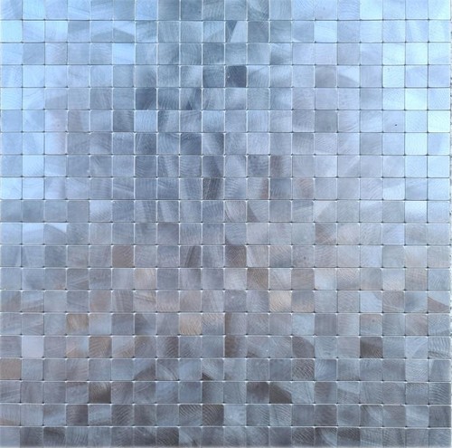 Mosaico alluminio spazzolato - mosaico,
