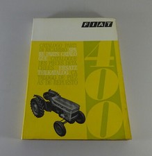 Catalogo ricambi / lista ricambi Fiat Trattori 400 stand 08/1969