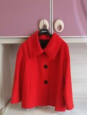 Capotto Caban donna Zara tg L colore Rosso 100%Lana 