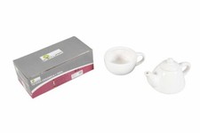 Teiera ceramica bianca - in, +