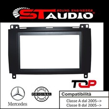 Mascherina montaggio autoradio  2 DIN Mercedes Classe A / B / Viano / Vito / Spr