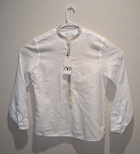 Camicia popover zara - popover, lino