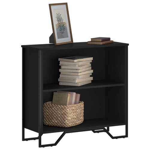 Libreria nera 80x31x74 in - libreria,