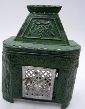 Antica stufa tedesca in latta