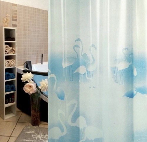Tenda doccia flamingo - tenda,