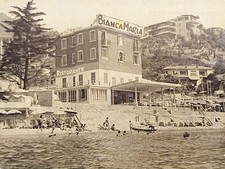 Cartolina - Pensione Ristorante Bianca Maria - Varazze - 1950 ca.