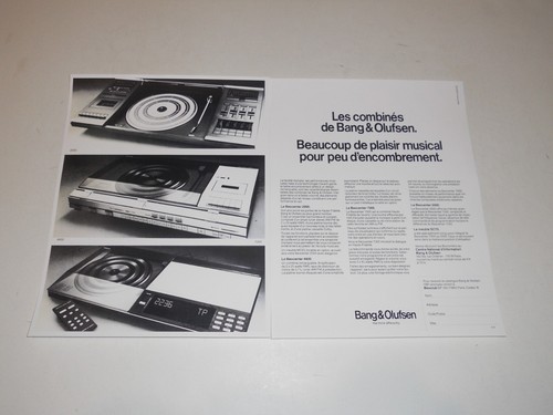 Bang olufsen pubblicità - bang, &