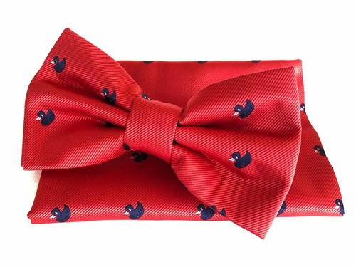 Papillon rosso paperella blu - -,