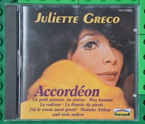 Juliette greco accordéon - accordéon,