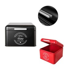 Portapane metallo latta