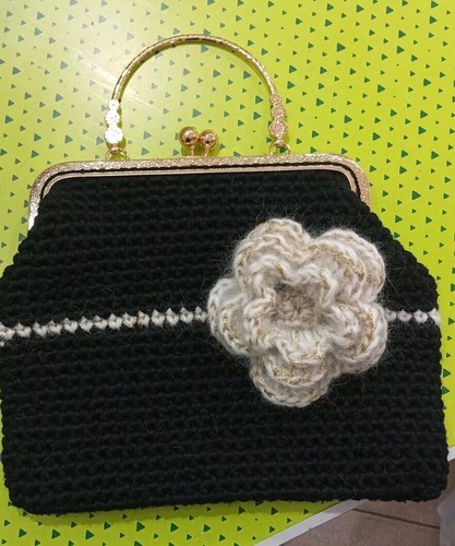 Pochette lana uncinetto - pochette,