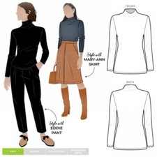 Top donna stile arco modello