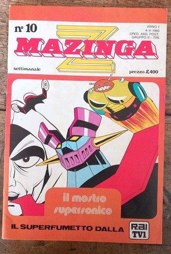 Fumetto mazinga n 10 - mazinga, n°
