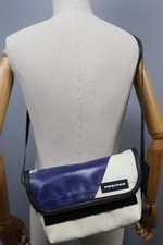 Borsa a tracolla FREITAG F41 HAWAII FIVE-O Messenger bianca/blu usata in pvc taglia small