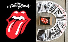 Carte da gioco (Poker Deck 54Cards) THE ROLLING STONES foto musica vintage 184