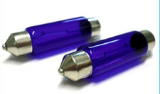 Lampada Siluro T11 C5W Luci Targa Fiat 500 36mm 12V5W Xenon Bianco No Errore PV