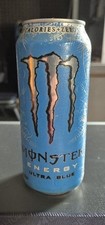 LATTINA MONSTER ENERGY DRINK ULTRA BLU EMPTY CAN SKU0113