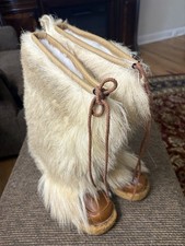 STIVALI DA SCI/NEVE MUKLUK VINTAGE BIOND’O YAK PELLICCIA CAPELLI COLOR CREMA TAGLIA 8 Canada