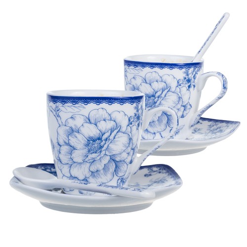 Set tazze porcellana regina - tazze,