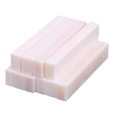 10x BLANK BONE Dado 2 3/16"x1/4"x13/32" (55x6x10mm) Sella per chitarra ukulele liutaio