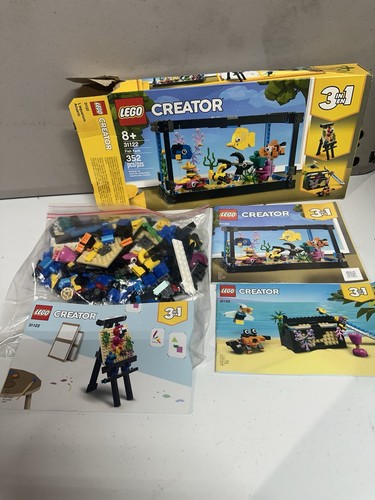 Lego creator fish - fish, tank