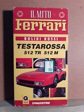Testarossa 512 tr 513 m - bolidi rossi il mito ferrari - vhs, deagostini 30', it