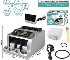 CONTABANCONOTE PROFESSIONALE RILEVATORE BANCONOTE FALSE CONTA SOLDI EURO ARRANCO
