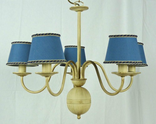 Lampadario luci led ferro - 5,