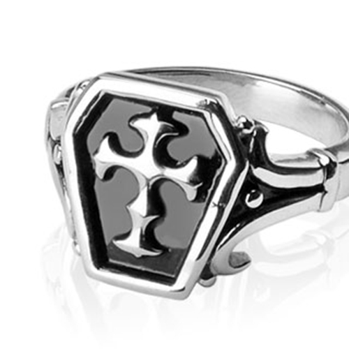 Sigillo anello acciaio inox - sigillo,