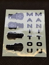 Manitou Set Decalcomanie Kit Adesivi Forcella MTB