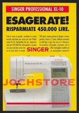 Pubblicità Singer macchina da