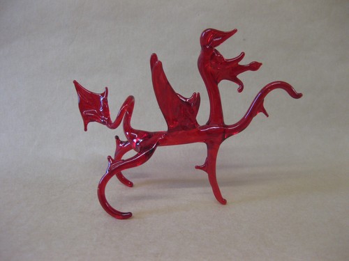 Figura drago vetro - drago, in