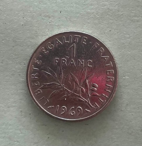 Moneta franc 1969 rara - moneta, 1